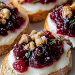 Mini Bruschetta Fromage & Cranberries