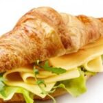 Croissant cheese cheddar